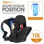 B 10L Gray Set_WEST BIKING Ultralight Bicycle Bag 10L Sports Hydration Backpack Ergonomics MTB Road