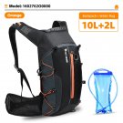 B 10L Orange Set_WEST BIKING Ultralight Bicycle Bag 10L Sports Hydration Backpack Ergonomics MTB Roa