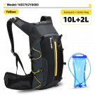 B 10L Yellow Set_WEST BIKING Ultralight Bicycle Bag 10L Sports Hydration Backpack Ergonomics MTB Roa