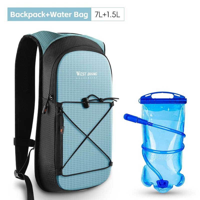 7L Blue Set_WEST BIKING Bicycle Bike Bags Water Bag 10L Portable Waterproof Road Cycling Bag Outdoor
