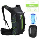Green 3pcs Set_WEST BIKING Bicycle Bike Bags Water Bag 10L Portable Waterproof Road Cycling Bag Outd