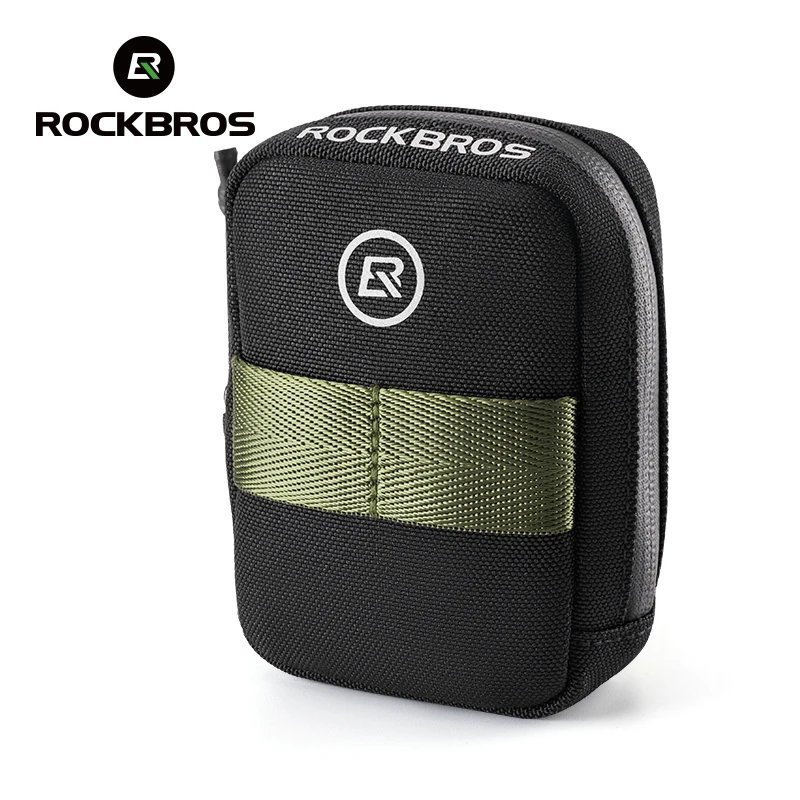 F006-01_ROCKBROS Mini Bicycle Saddle Bag Lightweight Small 0.35L Bike Bag Portable Multi function Ha