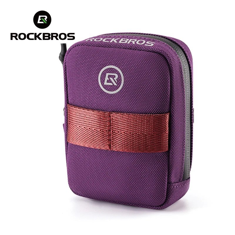 F006-04_ROCKBROS Mini Bicycle Saddle Bag Lightweight Small 0.35L Bike Bag Portable Multi function Ha
