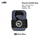 PB6XS dark blue_ULAC Mini Portable Bicycle Saddle Bag 0.5L Waterproof Tail Bag MTB Road Bike Quick R