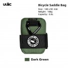 PB6XS dark green_ULAC Mini Portable Bicycle Saddle Bag 0.5L Waterproof Tail Bag MTB Road Bike Quick PB6XS dark green_ULAC Mini Portable Bicycle Saddle Bag 0.5L Waterproof Tail Bag MTB Road Bike Quick
