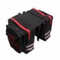 red_Waterproof Bicycle Saddle Bag Large Capacity Tail Rear 3 in 1 Trunk Bag Road Mountain Luggage Ca
