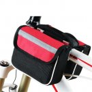 Red 28x14x4cm_Waterproof Bicycle Saddle Bag Large Capacity Tail Rear 3 in 1 Trunk Bag Road Mountain Red 28x14x4cm_Waterproof Bicycle Saddle Bag Large Capacity Tail Rear 3 in 1 Trunk Bag Road Mountain