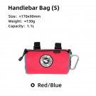 1.1L Red Blue_ULAC Neo Porter Cycling Accessories Pouch Waterproof Road Bike Bagpack Bicycle Handleb