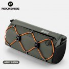 W012-4_ROCKBROS Bicycle Front Tube Bag 2.2L Capacity Handlebar Bag Waterproof Multifunction Portable