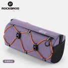W012-5_ROCKBROS Bicycle Front Tube Bag 2.2L Capacity Handlebar Bag Waterproof Multifunction Portable