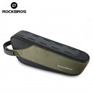 Down Tube Bag 1.4L_ROCKBROS Bicycle Bag Portable Cycling Top Tube Bag Nylon MTB Road Phone Tool Bag 