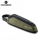 Top Tube Bag 0.65L_ROCKBROS Bicycle Bag Portable Cycling Top Tube Bag Nylon MTB Road Phone Tool Bag 