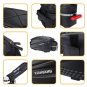 Seat Bag_Multifunctional Bag 10L Large Capacity Bike Saddle Bag PU Leather Cycling Tail Rear Bag MTB