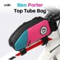 TB4 1L Dark Green_ULAC Bicycle Frame Bag MTB Bike Top Tube Bag High Quality Durable Fabric 1.2/1.6L 