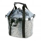 Grey_Bicycle Front Basket for Small Pet Dog Carrying Pouch 2 in 1 Handlebar Tube Hanging Basket Deta