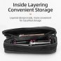 B66_ROCKBROS Hard Shell Bicycle Bag MTB Road Bike Bags Carbon Pattern Waterproof Top Tube Bag Cyclin