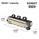2.1L-Beige_Rhinowalk Bike Frame Bag 2.1L-2.7L Splash-Proof Bicycle Under Tube Bag Triangle Bag Doubl 2.1L-Beige_Rhinowalk Bike Frame Bag 2.1L-2.7L Splash-Proof Bicycle Under Tube Bag Triangle Bag Doubl