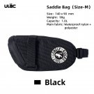 1L Black_ULAC Touring Bike Seatpost Bag Waterproof Nylon Bicycle Saddle Racing Road Bike Storage Pan