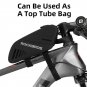 AS-078_ROCKBROS Bicycle Saddle Bag 0.6L Capacity Waterproof Bike Rear Tail Bag Can Hang Taillights M
