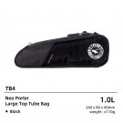 TB4 1L Black_ULAC Multi-color Bicycle Top Tube Bag 1.2/1.6L MTB Road Bike Ultralight Waterproof Cycl TB4 1L Black_ULAC Multi-color Bicycle Top Tube Bag 1.2/1.6L MTB Road Bike Ultralight Waterproof Cycl