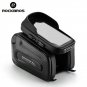 30120082001_ROCKBROS Bicycle Bag Shockproof Touchscreen Top Tube Bags EVA Hard Shell Front Frame Pho
