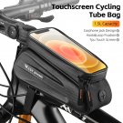 D-7.0 inches Phone_WEST BIKING Bicycle Bag Waterproof 7.4" Phone Case Touchscreen Bag Frame Front To D-7.0 inches Phone_WEST BIKING Bicycle Bag Waterproof 7.4" Phone Case Touchscreen Bag Frame Front To