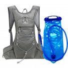 Grey and 2L water_Bicycle Bike Cycling Backpack Waterproof Water Bag Storage Knapsack Hiking Day Pac Grey and 2L water_Bicycle Bike Cycling Backpack Waterproof Water Bag Storage Knapsack Hiking Day Pac