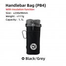 PB4 Black-Gray_C-HOLD Bike Handlebar Stem Bag Water Bottle Bicycle Bag Snack Storage Bikepacking Tou PB4 Black-Gray_C-HOLD Bike Handlebar Stem Bag Water Bottle Bicycle Bag Snack Storage Bikepacking Tou