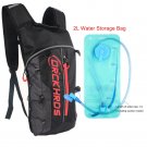 115 red with 2L_DRCKHROS Bike Bags Portable Waterproof Backpack 3L Cycling Water Bag Outdoor Hiking 
