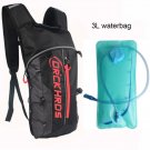 115 red with 3L_DRCKHROS Bike Bags Portable Waterproof Backpack 3L Cycling Water Bag Outdoor Hiking 