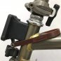 brown_Bicycle bag quick release cowhide handle for brompton bag carrier leather fuze have letter