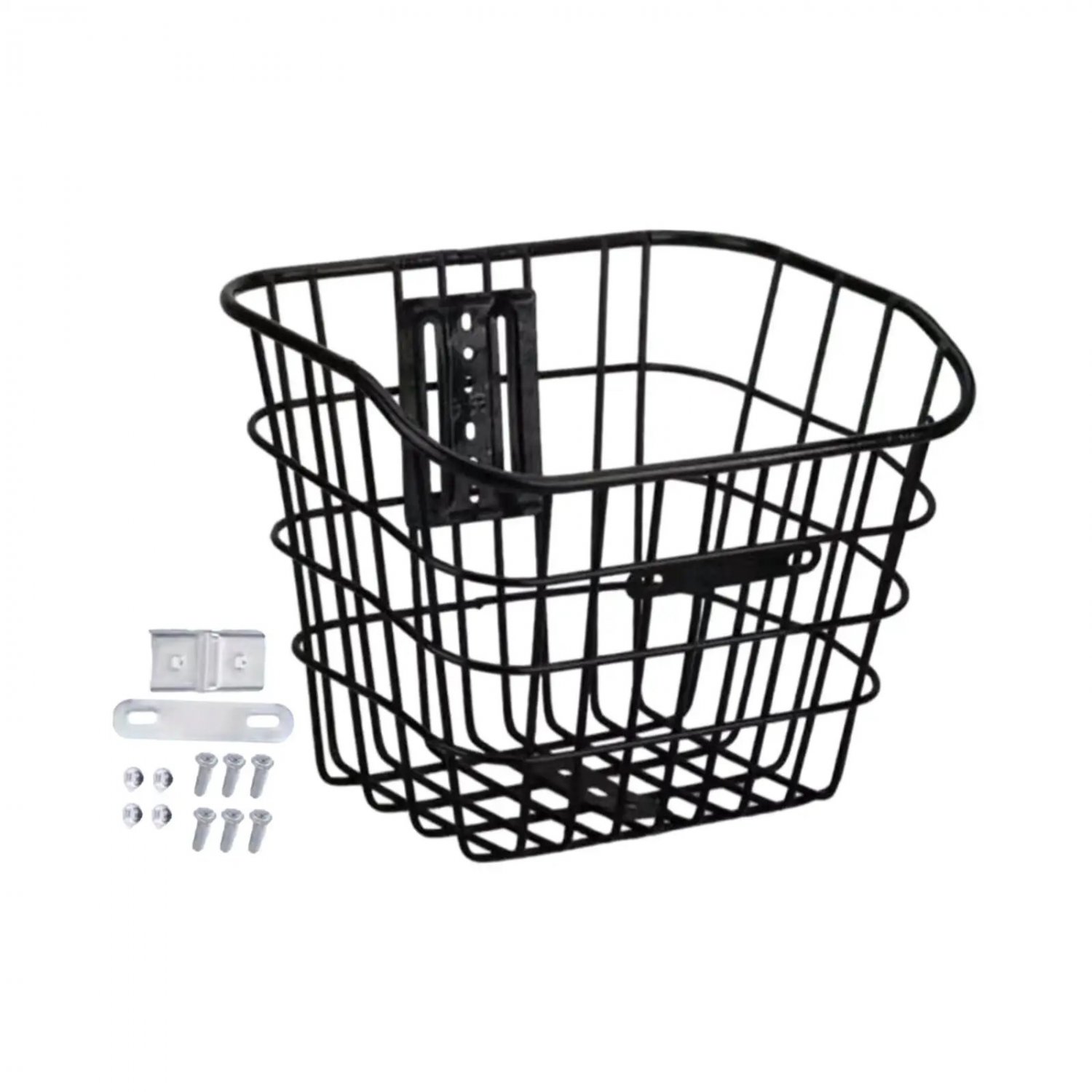 black_Bicycle Basket, Quick Release Bike Basket, Pet Cat Dog Carrier, Bicycle