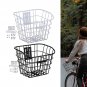 WHITE_Bicycle Basket, Quick Release Bike Basket, Pet Cat Dog Carrier, Bicycle