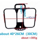 40x26cm Black_Folding Bike Front Bags Racks Bracket For Brompton Bicycle Backpack S-bag Carrier Bloc