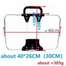 40x26cm Silver_Folding Bike Front Bags Racks Bracket For Brompton Bicycle Backpack S-bag Carrier Blo