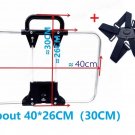 40x26-silver Straps_Folding Bike Front Bags Racks Bracket For Brompton Bicycle Backpack S-bag Carrie 40x26-silver Straps_Folding Bike Front Bags Racks Bracket For Brompton Bicycle Backpack S-bag Carrie