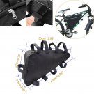 43x33x21x7.5cm_Mountain Bike Triangle Large Capacity Tube Frame Bag Case Battery MTB Storage Many Si