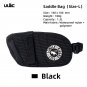 1.3L Black_ULAC Waterproof Bicycle Saddle Bag 0.6/1/1.3L Multi-color Cycling Seat Tail Bag MTB Road