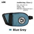 1.3L Blue_ULAC Waterproof Bicycle Saddle Bag 0.6/1/1.3L Multi-color Cycling Seat Tail Bag MTB Road B
