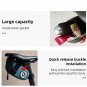 1.3L blue with lock_ULAC Waterproof Bicycle Saddle Bag 0.6/1/1.3L Multi-color Cycling Seat Tail Bag