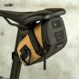 1.3L blue with lock_ULAC Waterproof Bicycle Saddle Bag 0.6/1/1.3L Multi-color Cycling Seat Tail Bag