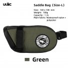 1.3L Green_ULAC Waterproof Bicycle Saddle Bag 0.6/1/1.3L Multi-color Cycling Seat Tail Bag MTB Road 