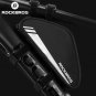 B55-BK_ROCKBROS Triangle Beam Bag Bicycle Top Tube Bag Bike Saddle Bags MTB Road Bike Phone Bags 0.7
