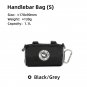 1.1L Black gray_ULAC Multifunctional Bicycle Handlebar Bag 1.1/1.5/2.7L Large Capacity Waterproof P