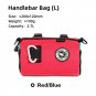 2.7L Red blue_ULAC Multifunctional Bicycle Handlebar Bag 1.1/1.5/2.7L Large Capacity  Waterproof Por
