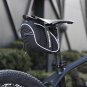 green_ROCKBROS Bike Bag 3D Shell Rainproof Saddle Bag Reflective Strip Bicycle Tail Bag Shockproof R