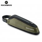 green 0.65L_ROCKBROS Bike Bag Portable Bike Top Tube Frame Bag Nylon MTB Road Tools Storage Bag Ultr