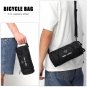 as shown_2.4/4.2L Bike Front Tube Handlebar Bag Waterproof Bicycle Frame Pannier Bag Multifunction P