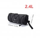 Black 2.4L_2.4/4.2L Bike Front Tube Handlebar Bag Waterproof Bicycle Frame Pannier Bag Multifunction