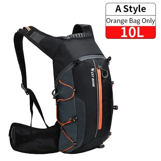 10L Orange Bag Only_WEST BIKING Bicycle Bag Water Bag 10L Portable Waterproof Sports Bag MTB Road Bi